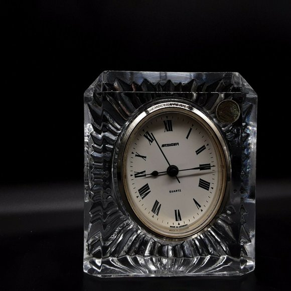Quartz Accents Vintage Staiger Quartz Lead Crystal Clock West Germany France Poshmark
